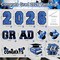 Graduation Party Decorations 2026 – 11PCS Black & Gold Class of 2026 Yard Signs Set with Stakes | Outdoor Lawn Congrats Grad Display Decor